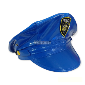 Gorro Boina Policia Color Azul - Imagen 2