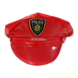 Gorro Boina Policia Color Rojo