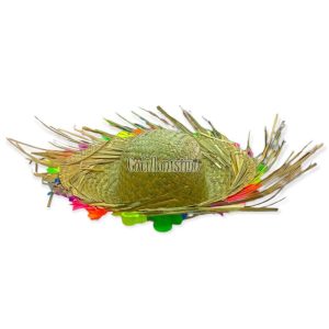 Gorro Primavera Flores Fluo