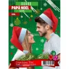 Gorro Papa Noel (Tafeta) x1u