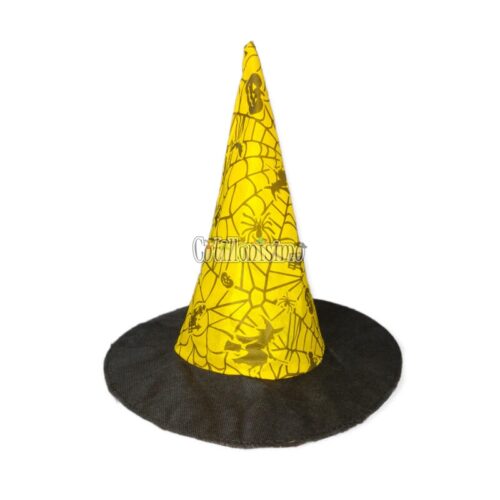 Gorro Bruja con Telaraña Base Color - Colores Surtidos (FRISELINA)