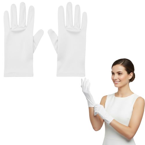 Guante Corto Color Blanco EL PAR