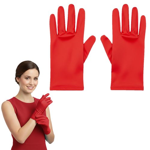 Guante Corto Color Rojo EL PAR