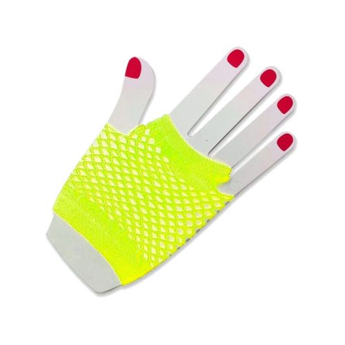 Guante de Red Corto AMARILLO FLUO X2 Unidades
