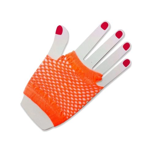 Guante de Red Corto NARANJA FLUO X2 Unidades