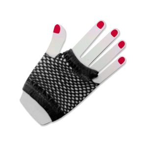 Guante de Red Corto Negro X2 Unidades