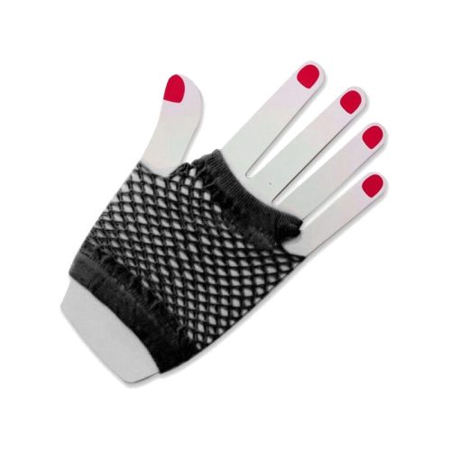 Guante de Red Corto Negro X2 Unidades