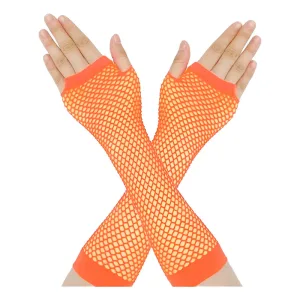 Guante de Red Largo NARANJA FLUO X2 Unidades