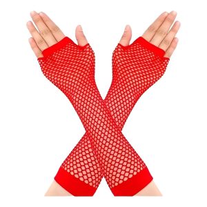 Guante de Red Largo ROJO X2 Unidades