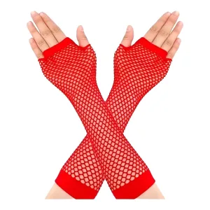 Guante de Red Largo ROJO X2 Unidades
