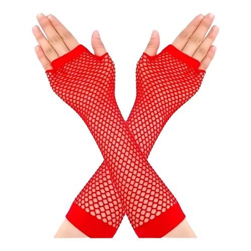 Guante de Red Largo ROJO X2 Unidades