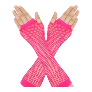 Guante de Red Largo FUCSIA FLUO X2 Unidades