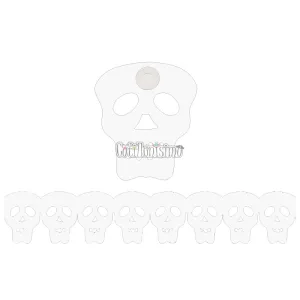 Guirnalda Calavera Blanca x2 Metros