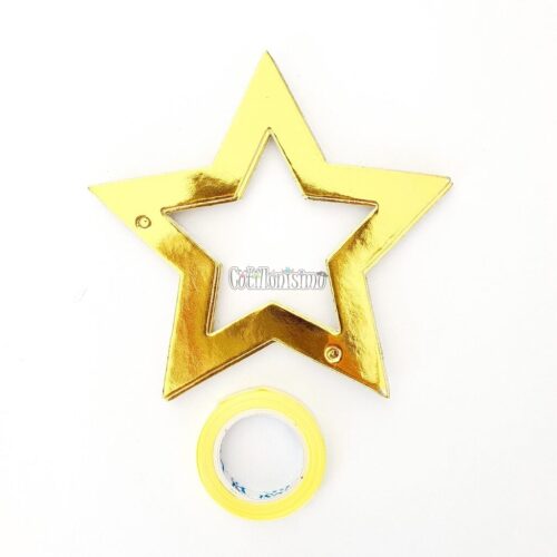 Guirnalda ESTRELLAS CALADAS METALIZADAS - Color DORADO X3 Metros