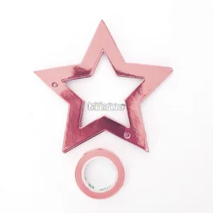 Guirnalda ESTRELLAS CALADAS METALIZADAS - Color ROSA GOLD X3 Metros