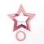 Guirnalda ESTRELLAS CALADAS METALIZADAS - Color ROSA GOLD X3 Metros