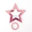 Guirnalda ESTRELLAS CALADAS METALIZADAS - Color ROSA GOLD X3 Metros