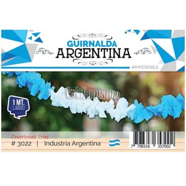 Guirnalda Hawaiana ARGENTINA 1 Mts (Friselina)