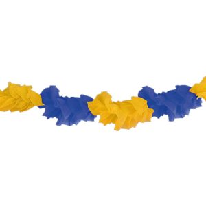 Guirnalda Hawaiana Azul y Amarillo 3 Mts (Friselina)