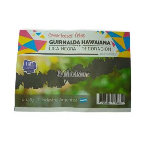 Guirnalda Hawaiana Color NEGRO 1 Mt (Friselina)