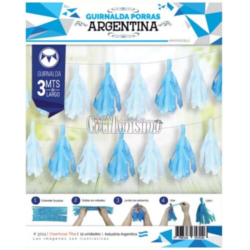 Guirnalda Porras ARGENTINA (FRISELINA) 3Mts