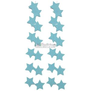 Guirnalda Vertical Estrellas Celeste x2,5 Metros