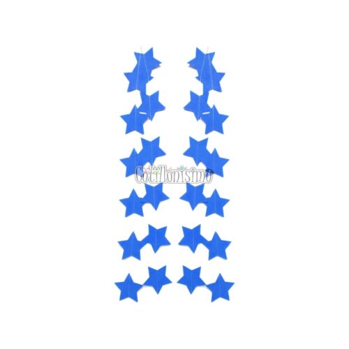 Guirnalda Vertical Estrellas Azul x2,5 Metros