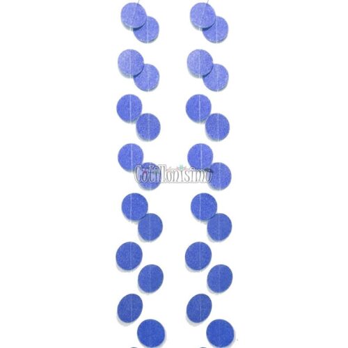 Guirnalda Vertical Circulos Azul x2,5 Metros