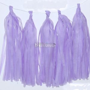 Guirnalda Porras de Papel Color VIOLETA
