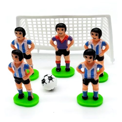 Jugadores para Torta con Arco Racing x5 Unidades