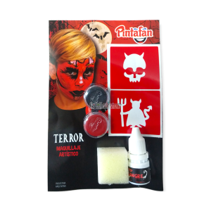 Kit Maquillaje Acua Terror Bruja Pintafan