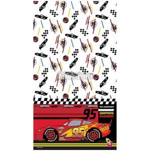Mantel Plastico Cars 1,80 Mts X 1,20 Mts - Licencia Oficial