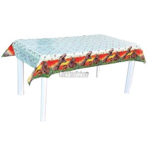 Mantel Plastico Jurassic World 1,80 Mts X 1,20 Mts – Licencia Oficial