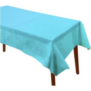 Mantel Liso Rectangular Color CELESTE PASTEL (Friselina)