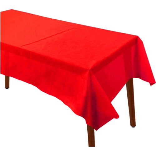 Mantel Liso Rectangular Color ROJO (Friselina)