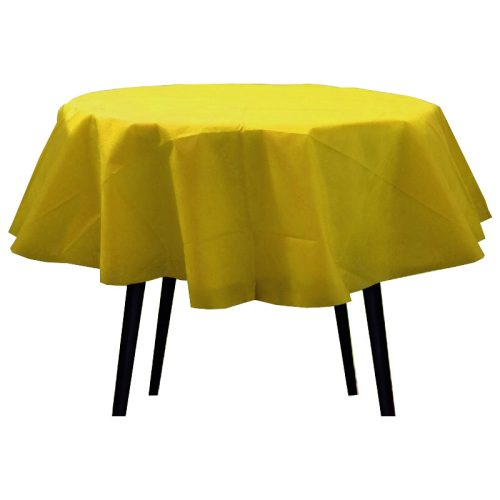 Mantel Liso Redondo Color AMARILLO (Friselina)