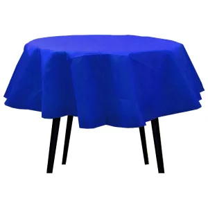 Mantel Liso Redondo Color AZUL (Friselina)
