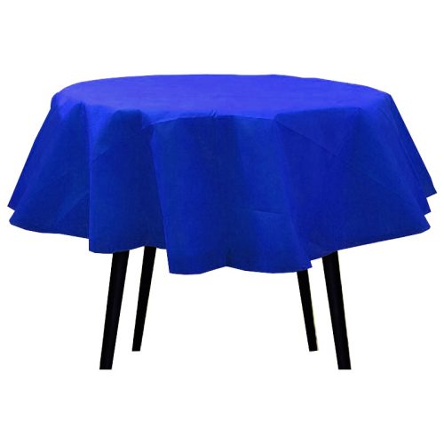 Mantel Liso Redondo Color AZUL (Friselina)