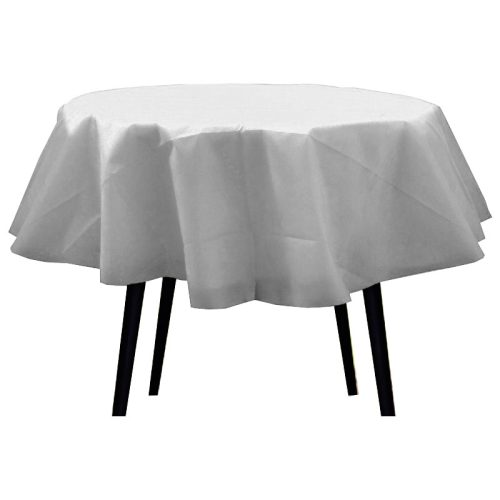 Mantel Liso Redondo Color BLANCO (Friselina)