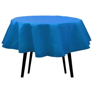 Mantel Liso Redondo Color CELESTE (Friselina)