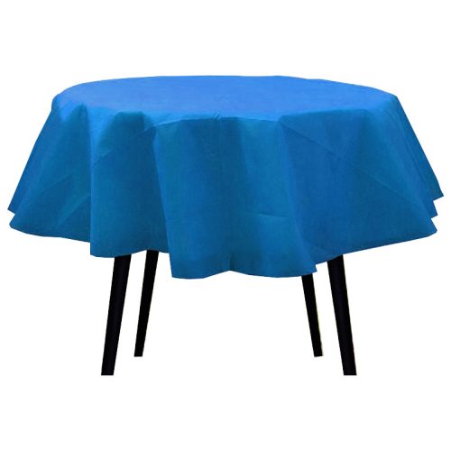 Mantel Liso Redondo Color CELESTE (Friselina)