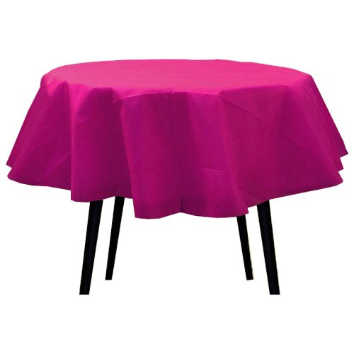 Mantel Liso Redondo Color FUCSIA (Friselina)