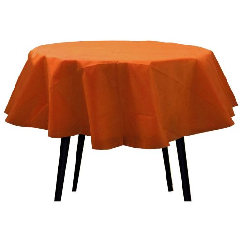 Mantel Liso Redondo Color NARANJA (Friselina)