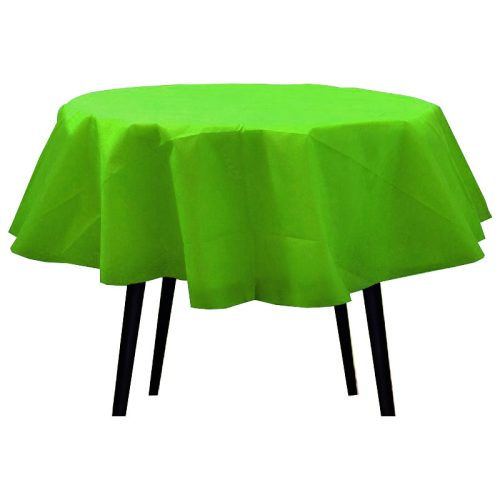 Mantel Liso Redondo Color VERDE MANZANA (Friselina)