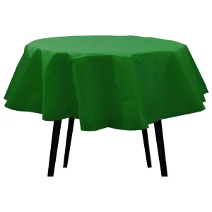 Mantel Liso Redondo Color VERDE (Friselina)