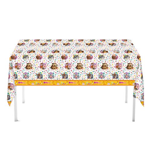Mantel Plastico Masha y el Oso 1,80 Mts X 1,20 Mts - Licencia Oficial