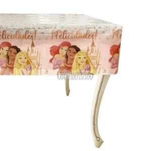 Mantel Princesas Disney 1,80 mts x 1,20 mts - Licencia Oficial