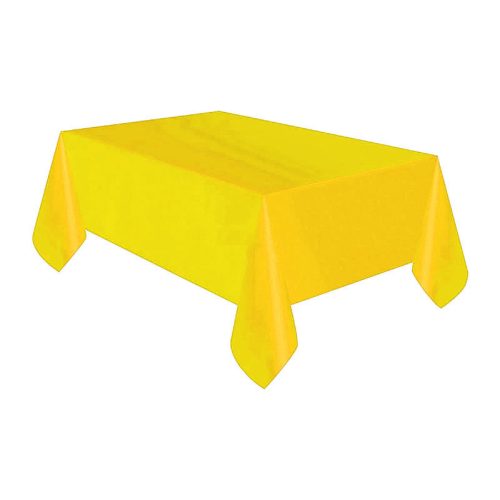 Mantel Plastico Economico Color AMARILLO 1.20 x 1.80 Mts