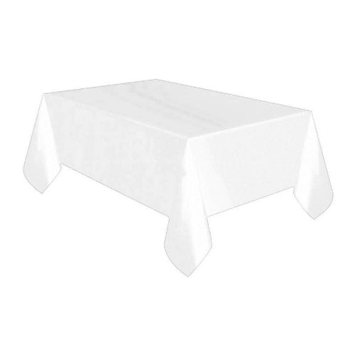 Mantel Plastico Economico Color BLANCO 1.20 x 1.80 Mts