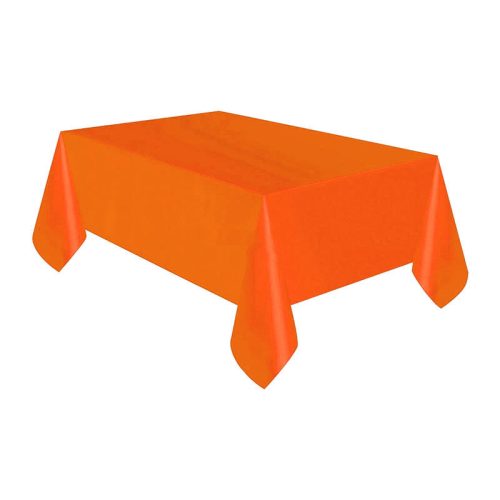 Mantel Plastico Economico Color NARANJA 1.20 x 1.80 Mts